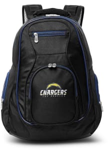 Mojo Los Angeles Chargers Black 19 Laptop Navy Trim Backpack