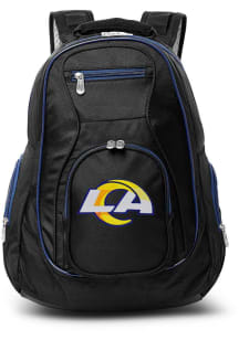 Mojo Los Angeles Rams Black 19 Laptop Navy Trim Backpack