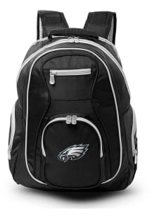 Mojo Philadelphia Eagles Black 19 Laptop Gray Trim Backpack