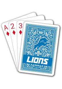 Detroit Lions Logo Playing Cards