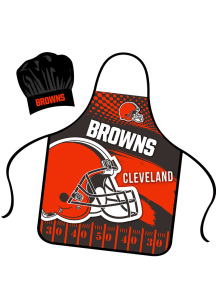 Cleveland Browns Hat and Apron BBQ Apron Set