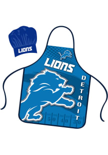Detroit Lions Hat and Apron BBQ Apron Set