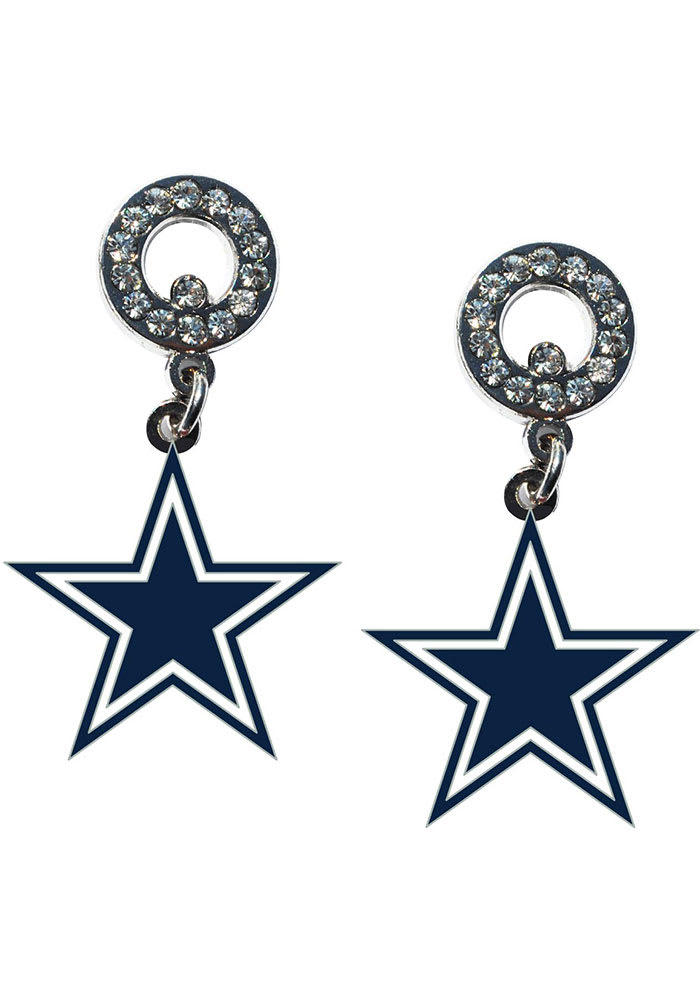 Dallas Cowboys BaubleBar Logo Large Hoop Earrings