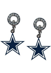 Dallas Cowboys Rhinestone Womens Earrings