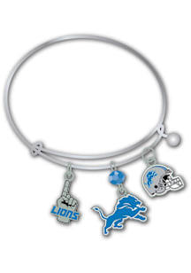 Mojo Detroit Lions 3 Charm Womens Bracelet