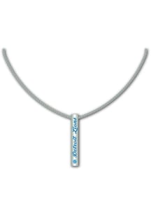 Mojo Detroit Lions Silver Bar Womens Necklace