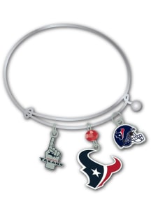 Mojo Houston Texans 3 Charm Womens Bracelet