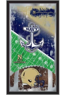 Navy Midshipmen Football Hanging Back Bar Mirror