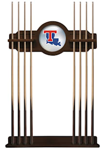 Louisiana Tech Bulldogs Solid Wood Cue Rack Pool Table