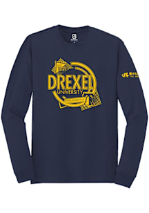 Summit Sportswear Drexel Dragons Navy Blue Admitted Students Day 2023 Long Sleeve T Shirt