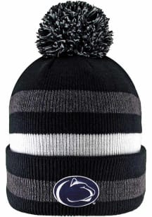 Penn State Nittany Lions LogoFit Primetime Mens Knit Hat - Black