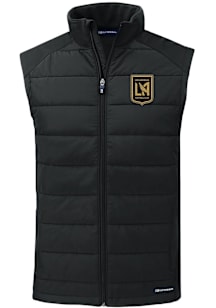 Cutter and Buck Los Angeles FC Mens Black Evoke Sleeveless Jacket