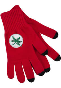 Ohio State Buckeyes LogoFit Smart Touch Mens Gloves - Red