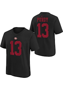 Brock Purdy San Francisco 49ers Youth Black Fuse NN Player Tee
