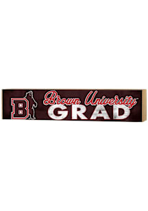 KH Sports Fan Brown Bears Grad graduation graphic Sign - Brown