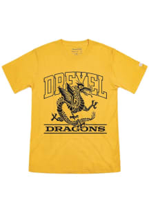 Drexel Dragons Gold Homefield Vintage Mario Short Sleeve Fashion T Shirt