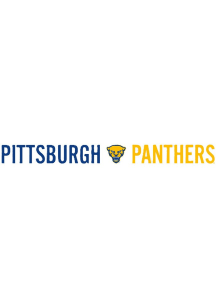 Blue Pitt Panthers Long Text Decal