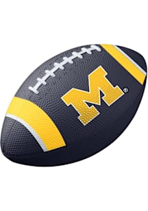 Michigan Wolverines Blue Nike Team And Jordan Logo Football