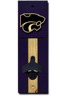 Purple K-State Wildcats Wall Mount Bottle Opener Bottle Opener