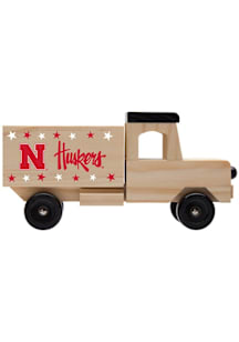 Nebraska Cornhuskers Wooden Toy Truck Car