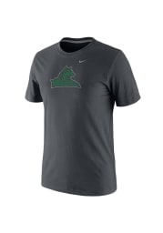 Nike Wright State Raiders Charcoal Metallic Short Sleeve T Shirt