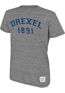 Original Retro Brand Drexel Dragons Grey Triblend Short Sleeve Fashion T Shirt