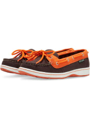 Baltimore Orioles Black Sunset Canvas Boat Womens Shoes