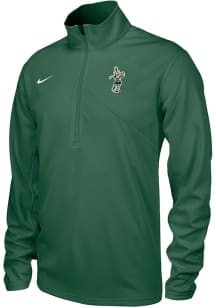 Mens Michigan State Spartans Green Nike Sparty Golf 1/4 Zip Pullover