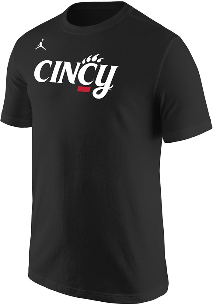 Nike Cincinnati Bearcats Black Script Cincy Jordan Short Sleeve T Shirt