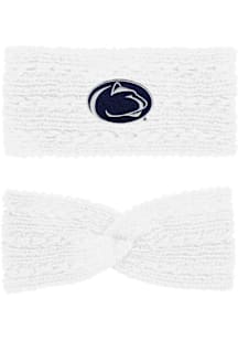 LogoFit Penn State Nittany Lions White Adaline Headband Womens Knit Hat