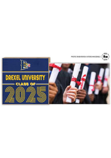Drexel Dragons Class of 2025 unique photo frame Picture Frame - Navy Blue