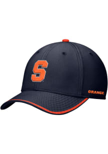 Nike Syracuse Orange Mens Navy Blue Structured Swoosh Flex Hat