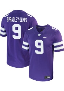 Jacques Spradley-Demps  Nike K-State Wildcats Purple Game Name And Number Football Jersey