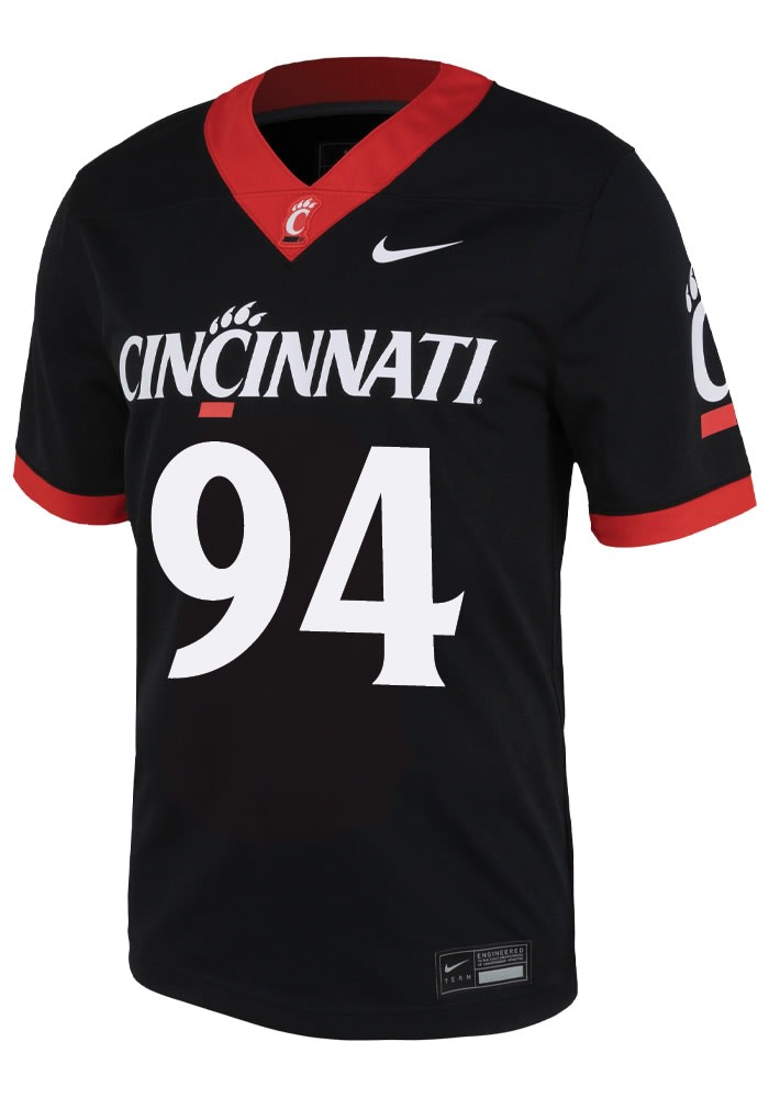 Keilan Smith  Nike Cincinnati Bearcats Black 94 NIL Game Name And Number Football Jersey