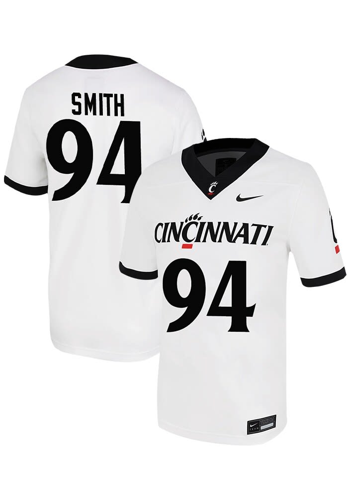 Keilan Smith Nike Cincinnati Bearcats White Player NIL Game Name And Number Football Jersey