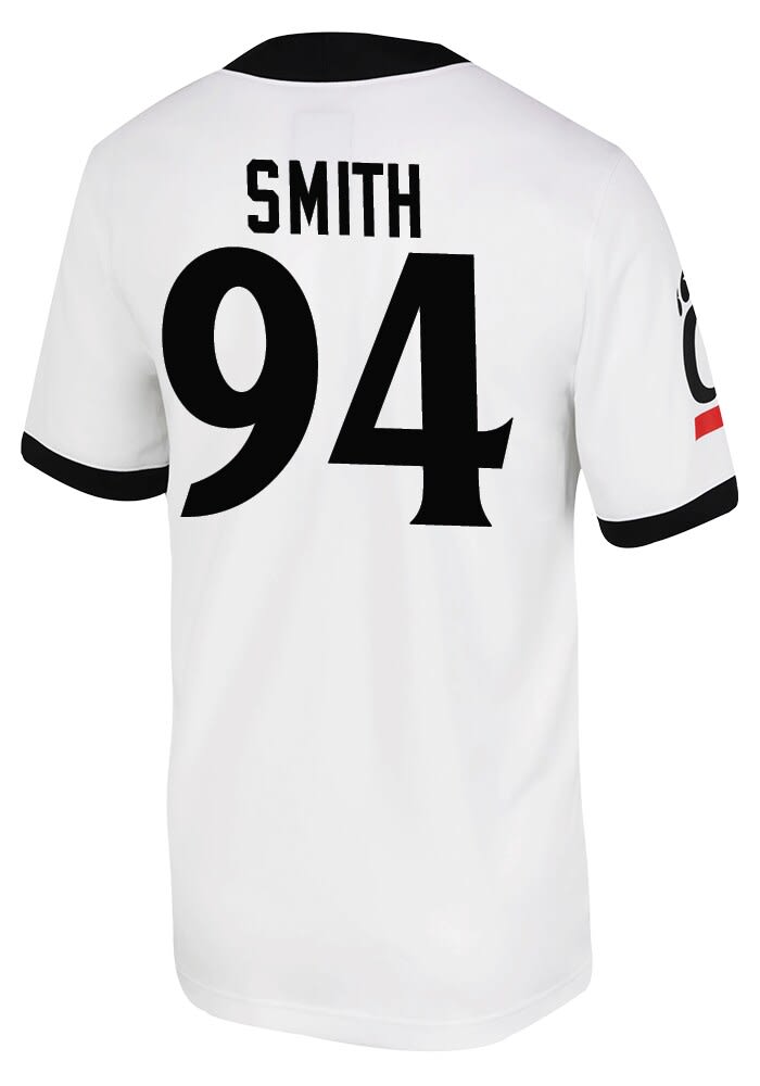 Keilan Smith  Nike Cincinnati Bearcats White Player NIL Game Name And Number Football Jersey