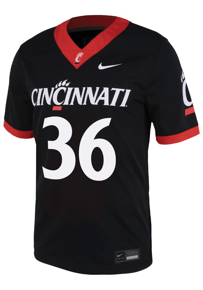 Victor Dawson Nike Cincinnati Bearcats NIL Game Name And Number Football Jersey