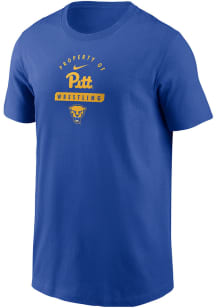 Youth Pitt Panthers Blue Nike Icon Short Sleeve T-Shirt