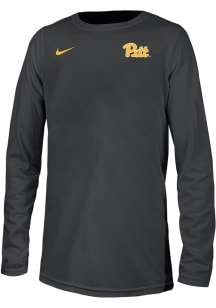 Youth Pitt Panthers Black Nike Legend Long Sleeve T-Shirt