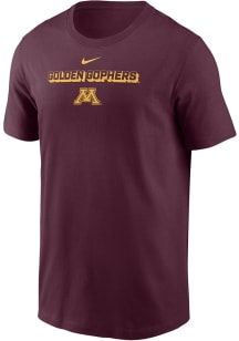 Youth Minnesota Golden Gophers Maroon Nike Legend Short Sleeve T-Shirt