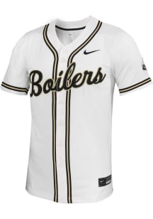 Mens Purdue Boilermakers White Nike Limited Full Button Jersey