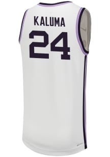 Arthur Kaluma  Nike K-State Wildcats White Replica Name And Number Jersey