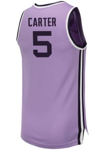 Camryn Carter  Nike K-State Wildcats Lavender Replica Name And Number Jersey