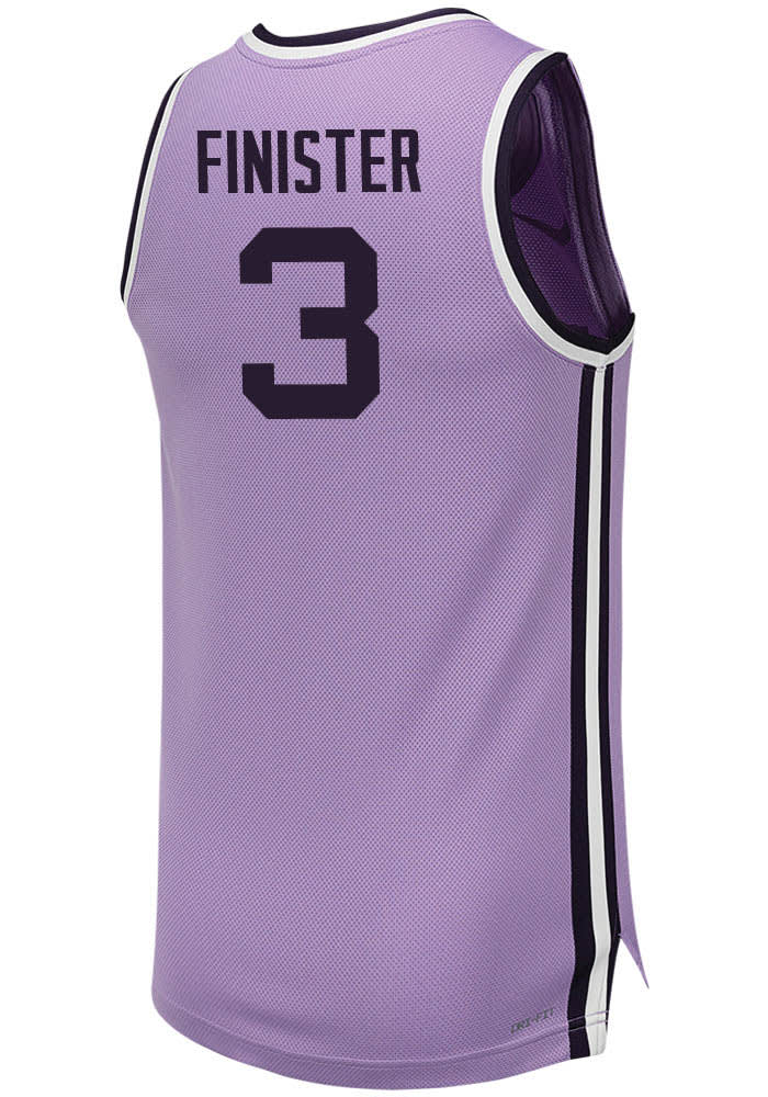 Dorian Finister Nike K-State Wildcats Lavender Replica Name And Number Jersey