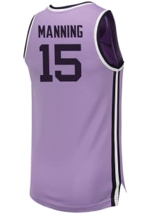 Taj Manning  Nike K-State Wildcats Lavender Replica Name And Number Jersey
