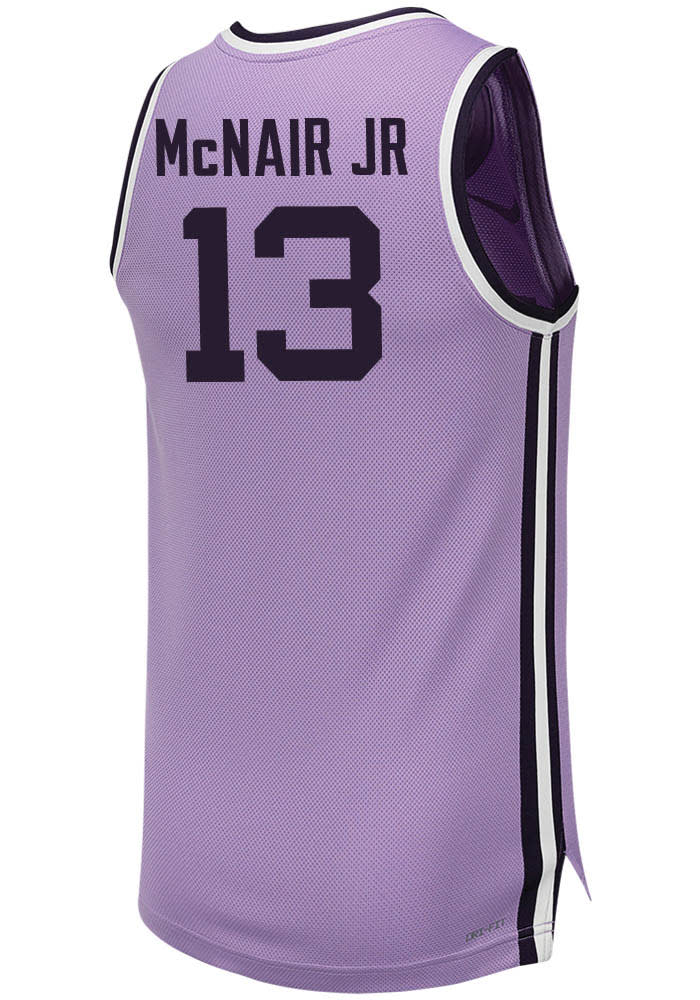 Will McNair Jr. Nike K-State Wildcats Lavender Replica Name And Number Jersey