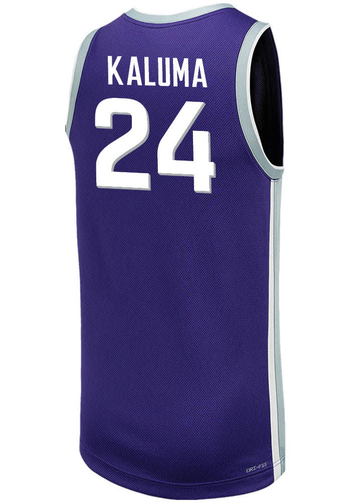 Arthur Kaluma Nike K-State Wildcats Purple Replica Name And Number Jersey
