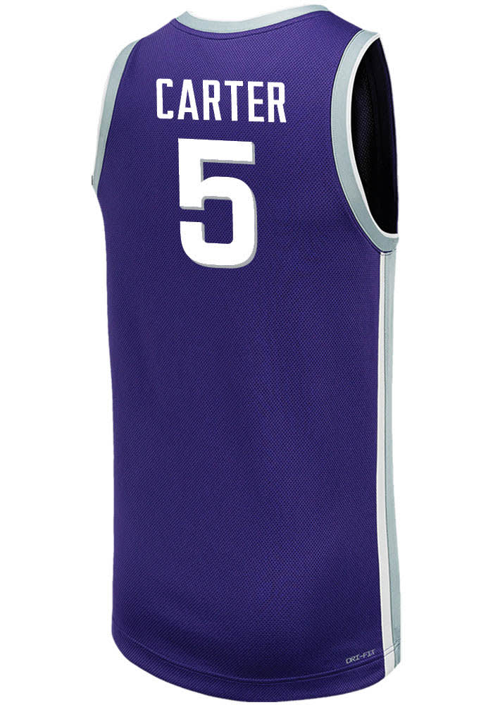Camryn Carter Nike K-State Wildcats Purple Replica Name And Number Jersey