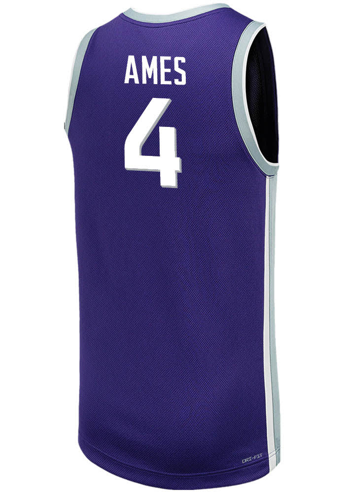 Dai Dai Ames Nike K-State Wildcats Purple Replica Name And Number Jersey