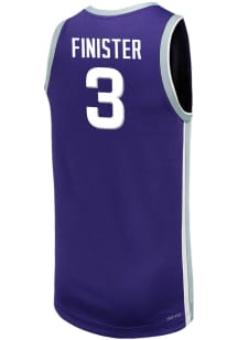 Dorian Finister  Nike K-State Wildcats Purple Replica Name And Number Jersey